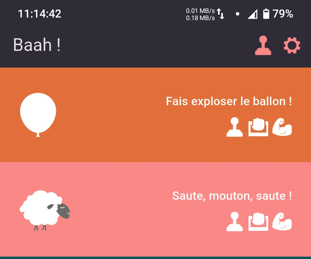 Bandeau de jeux