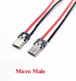  1 prise usb-micro mâle