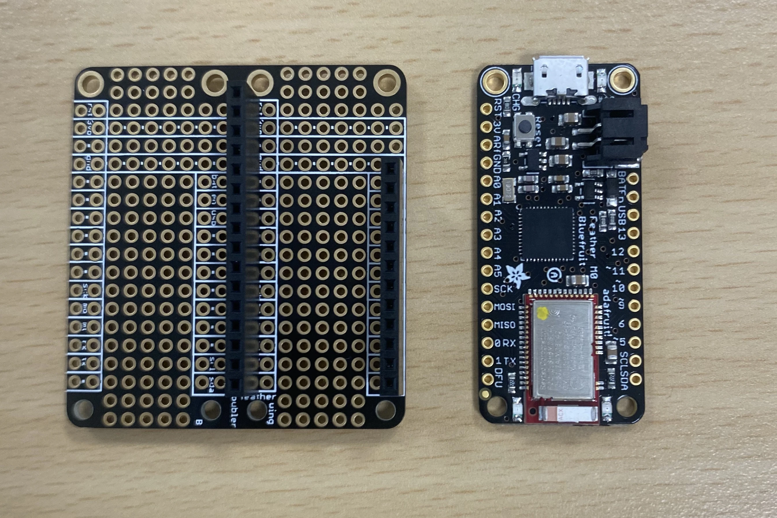 Vue de côté de l'empilage