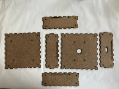 Pièces du boîtier du joystick