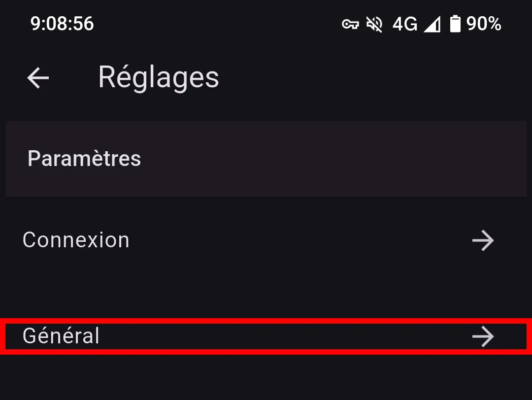 Menu General