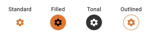 Segmented button single light