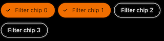 Dark filter chips